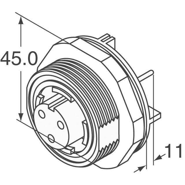 PX0707/P/06 Bulgin  Conjuntos de conectores circulares